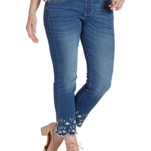 Jag Jeans Lewis Straight Crop Ankle Denim Pants